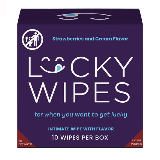 Sweetums Lucky Wipes Strawberries & Cream Flavor 10-Pack