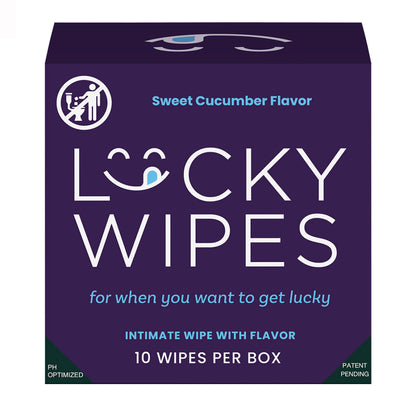 Sweetums Lucky Wipes Cucumber Flavor 10-Pack