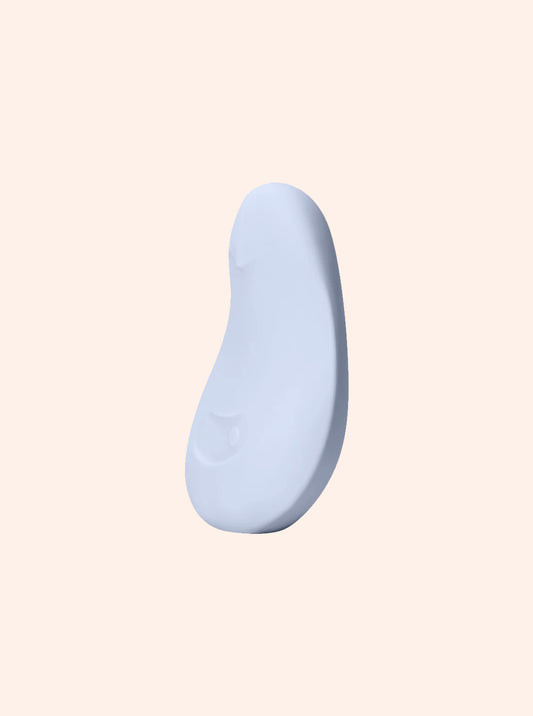 POM by Dame in the color 'Ice'. Adult toy, clitoris stimulator